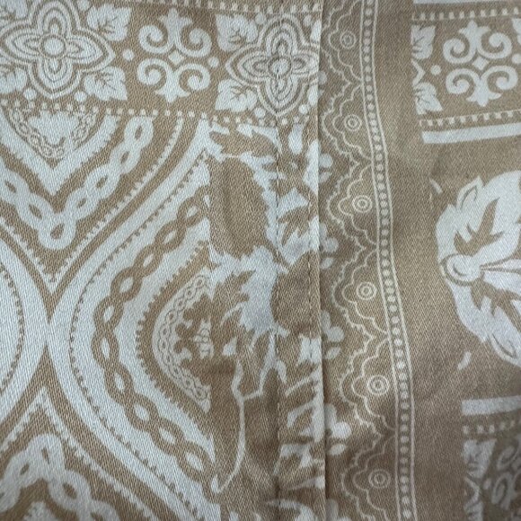 Drapers & Damons Womens Petites Beige Floral Print Jacket 3/4 Sleeve Button-Up 1 - Picture 7 of 12